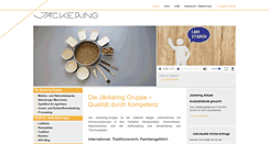 Desktop Screenshot of jaeckering.de