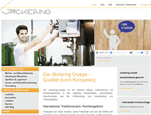 Tablet Screenshot of jaeckering.de
